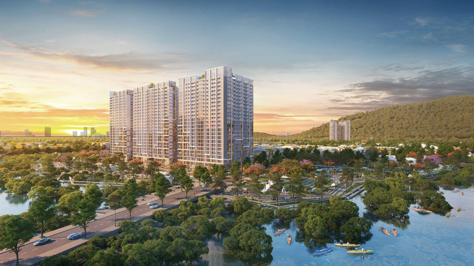 Tầm nhìn Panorama của The Onsen: Tuyệt cảnh đắt giá cho chủ nhân tinh hoa - Ảnh 1.