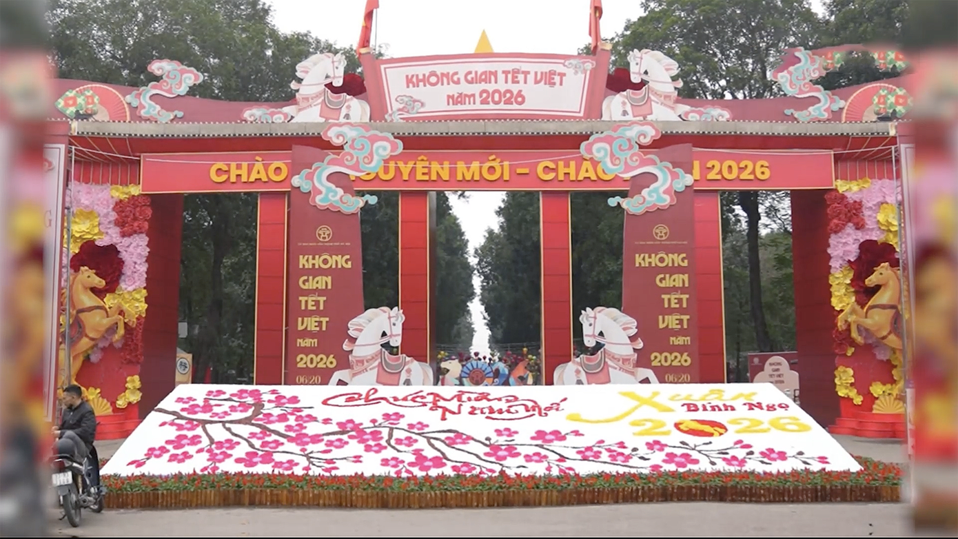 Công viên Hà Nội 'thay da đổi thịt', trang trí rực rỡ đón Xuân- Ảnh 4. Công viên Hà Nội 'thay da đổi thịt', trang trí rực rỡ đón Xuân- Ảnh 4.