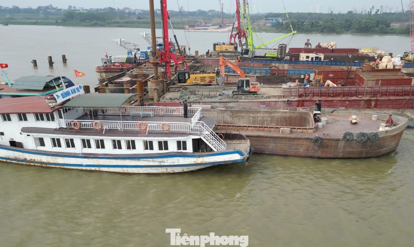 Hàng loạt công trình giao thông trọng điểm tại Hà Nội thi công xuyên Tết- Ảnh 4. Hàng loạt công trình giao thông trọng điểm tại Hà Nội thi công xuyên Tết- Ảnh 4.