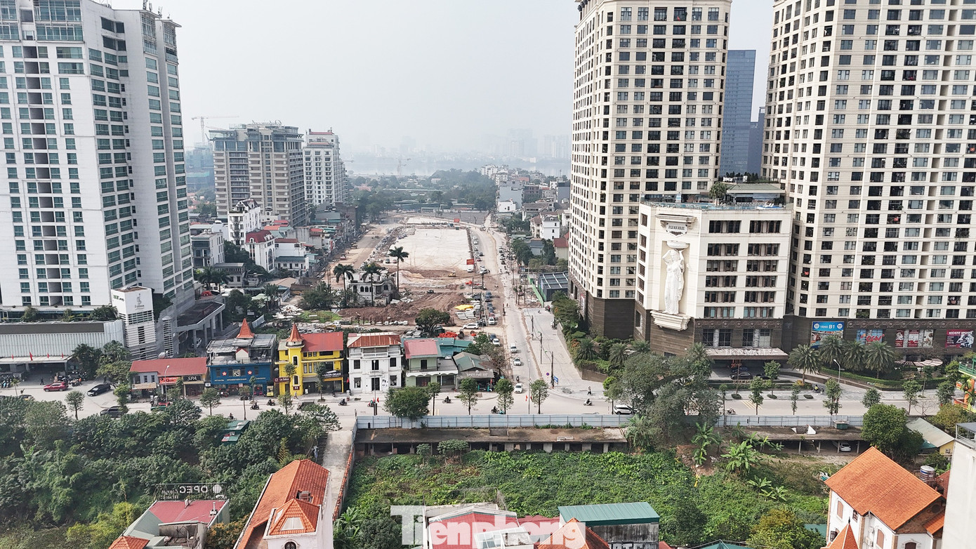 Tuyến đường rộng 90 m đi ra hồ Tây thành hình- Ảnh 2. Tuyến đường rộng 90 m đi ra hồ Tây thành hình- Ảnh 2.
