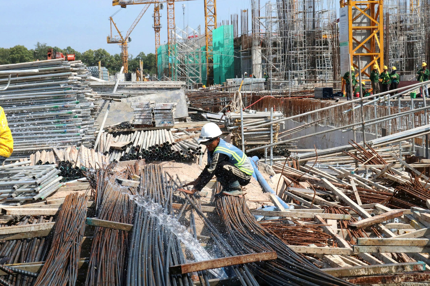 2.600 người làm xuyên Tết trên đại công trường dự án APEC ở Phú Quốc- Ảnh 3. 2.600 người làm xuyên Tết trên đại công trường dự án APEC ở Phú Quốc- Ảnh 3.