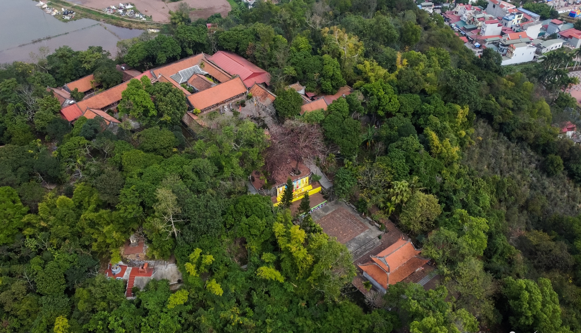 Ngọn núi cao chưa đến 100m, được mệnh danh là "núi rồng": Trên đỉnh có di tích quốc gia gần 1000 tuổi - Ảnh 1. Ngọn núi cao chưa đến 100m, được mệnh danh là "núi rồng": Trên đỉnh có di tích quốc gia gần 1000 tuổi - Ảnh 1.